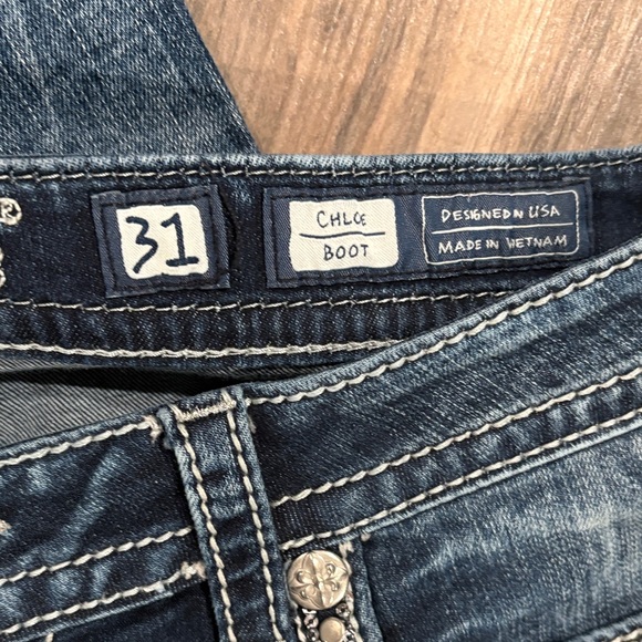 Miss Me Blue Boot Cut Jeans - Picture 3 of 3